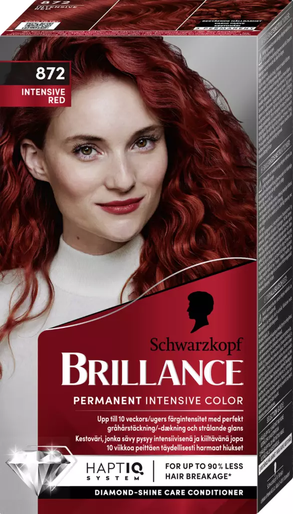 BRILLANCE HIUSVÄRI 872 INTENSE RED - Hiustenhoito ja hiuskoristeet - 4015000702652 - 1