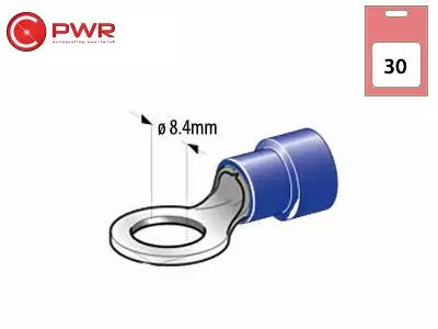 C-PWR rengasliitin 30KPL M8/27MM - Liittimet ja liitinlajitelmat - 6438255138652 - 1