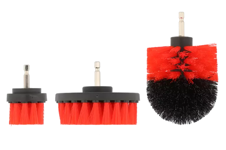 Carman 3-osainen poraharjasetti - Detailing tarvikkeet - 6410416235172 - 1