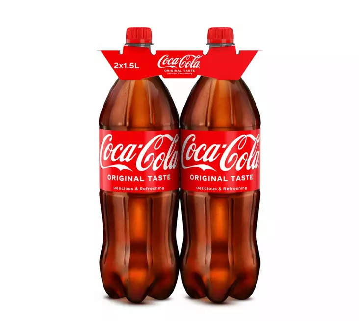 COCA-COLA 2-PACK 1,5L - Virvoitusjuomat ja mixerit - 6415600501842 - 1