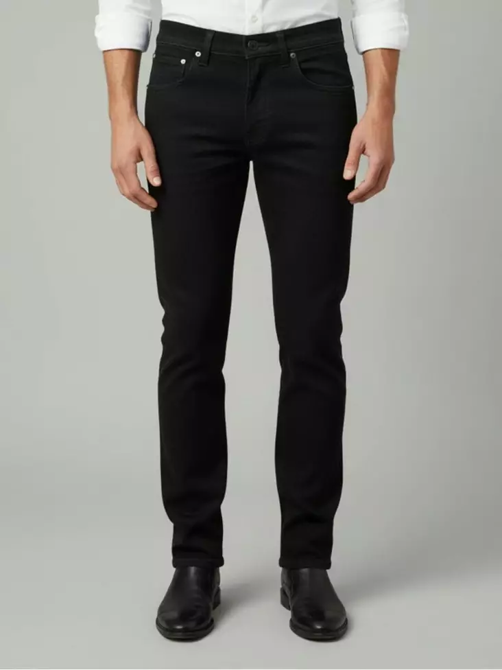 COOL BLUE farkut 757 classic fit black 32/32 - Miesten housut - 7330564007942 - 1