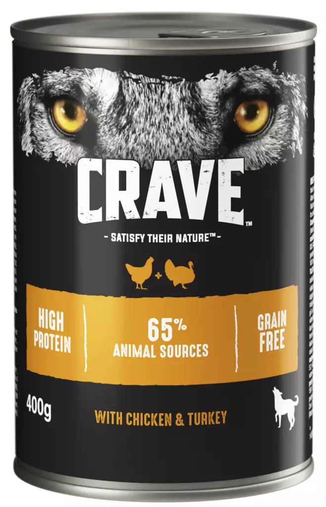 Crave mureke Kanaa&Kalkkunaa 400g - Koiran märkäruoat - 4008429130892 - 1