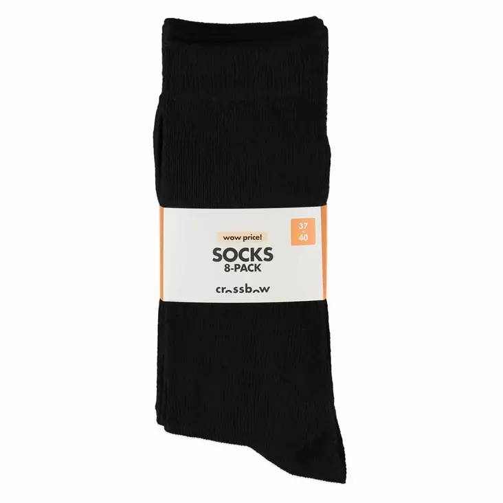 Crossbow sukkapaketti 8kpl/pkt 37-40 - Naisten sukat ja sukkahousut - 7318161477382 - 1