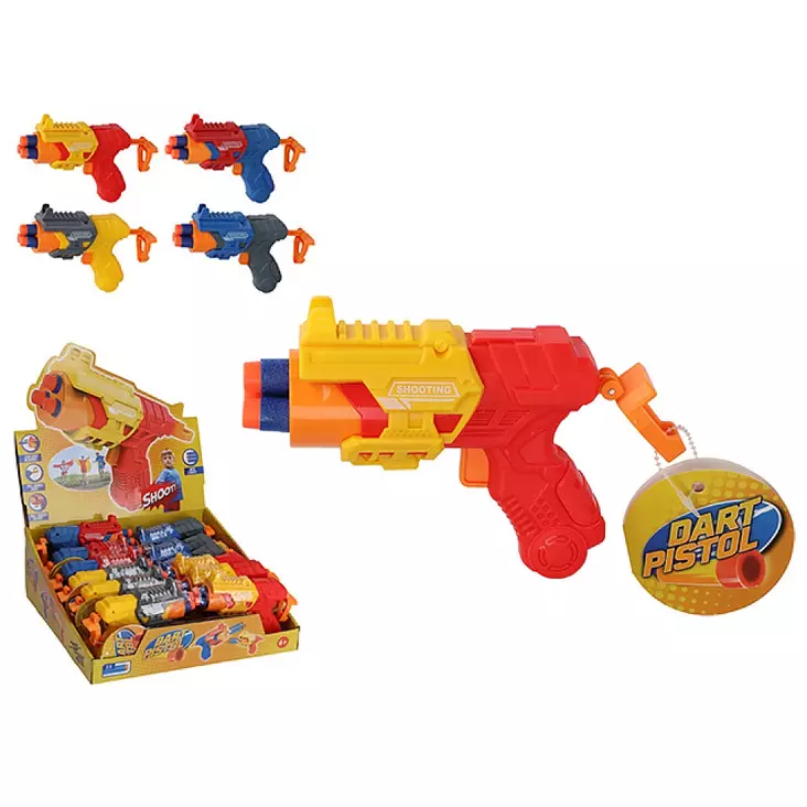 Dart pistooli 14,5cm - Leikkiaseet - 8720573909372 - 1