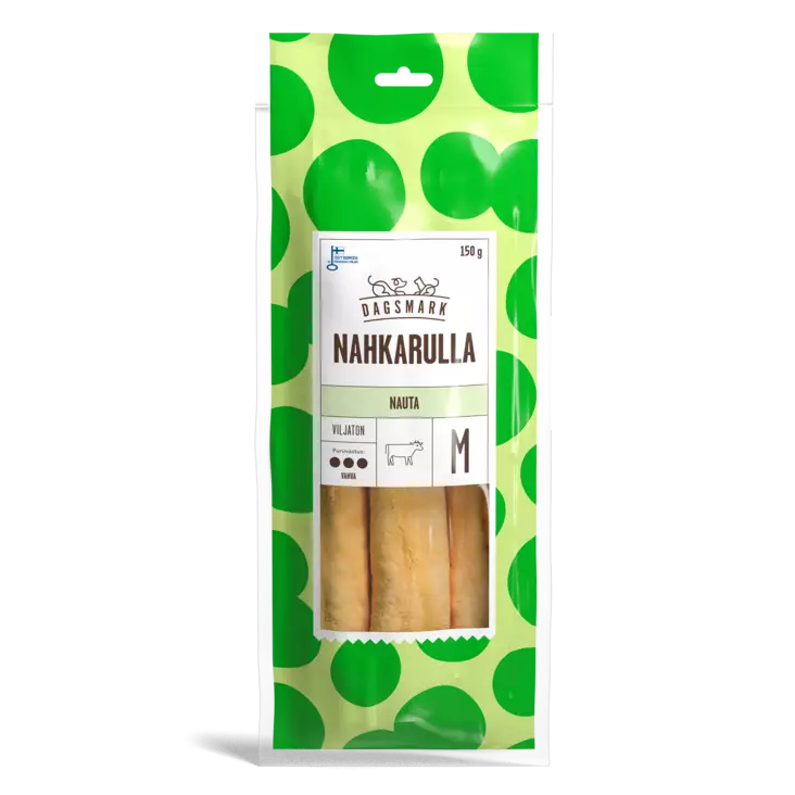 DM Luumäki Nautarulla M 150g - Koiran luut - 6430066380732 - 1