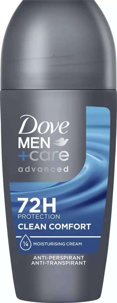 Dove Deo Roll-on Men+Care Advanced Care Clean Comfort 50ml - Miesten deodorantit - 59092582 - 1
