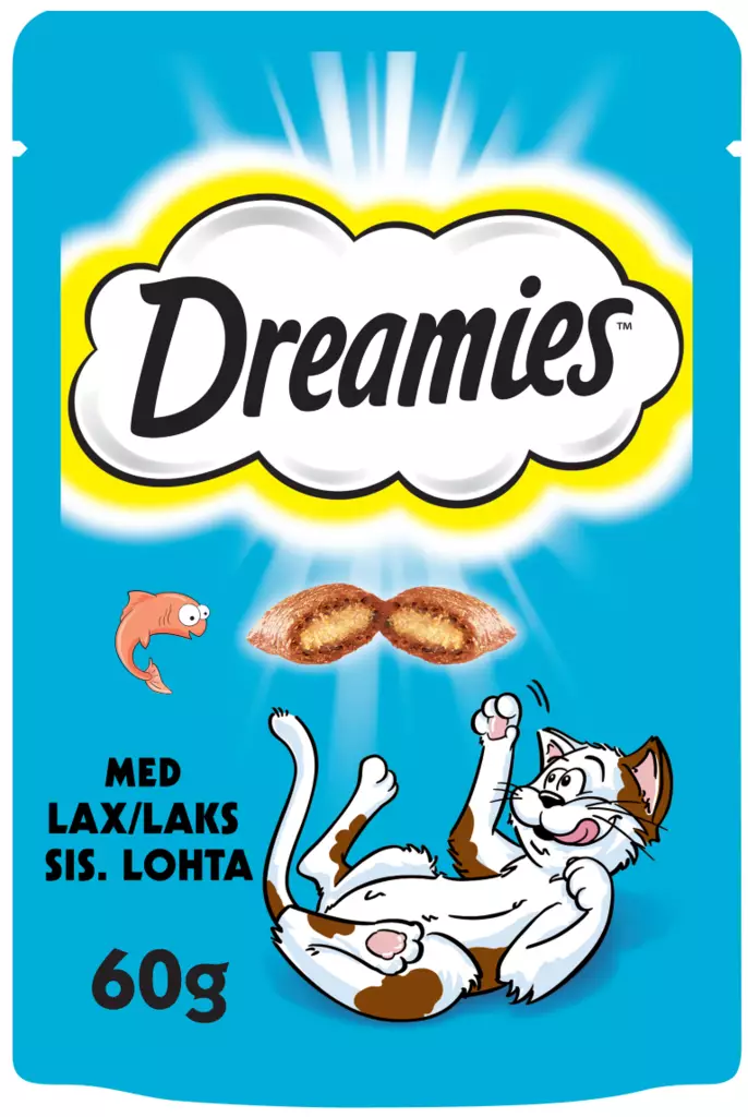 Dreamies Lohi makupala 60 g - Kissan herkut - 4008429037962 - 1