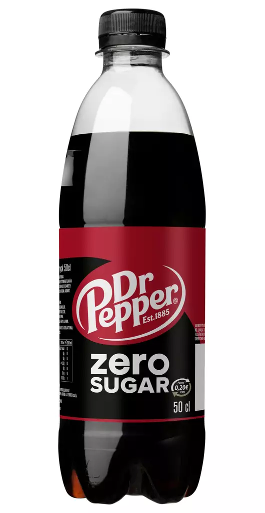 Dr Pepper Zero 0,5l - Virvoitusjuomat ja mixerit - 6415600555692 - 1