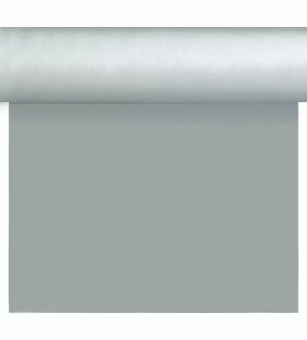 Dunisilk+ poikkiliina Hopea 0,4x4,8m - Pöytäliinat, tabletit ja esiliinat - 7321011835522 - 1