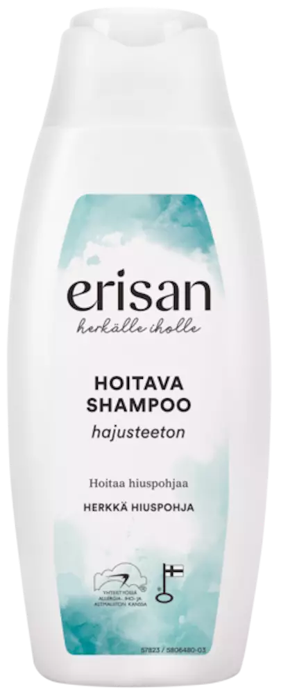 Erisan Hajusteeton hoitava shampoo 250ml - Shampoot - 6417964578232 - 1