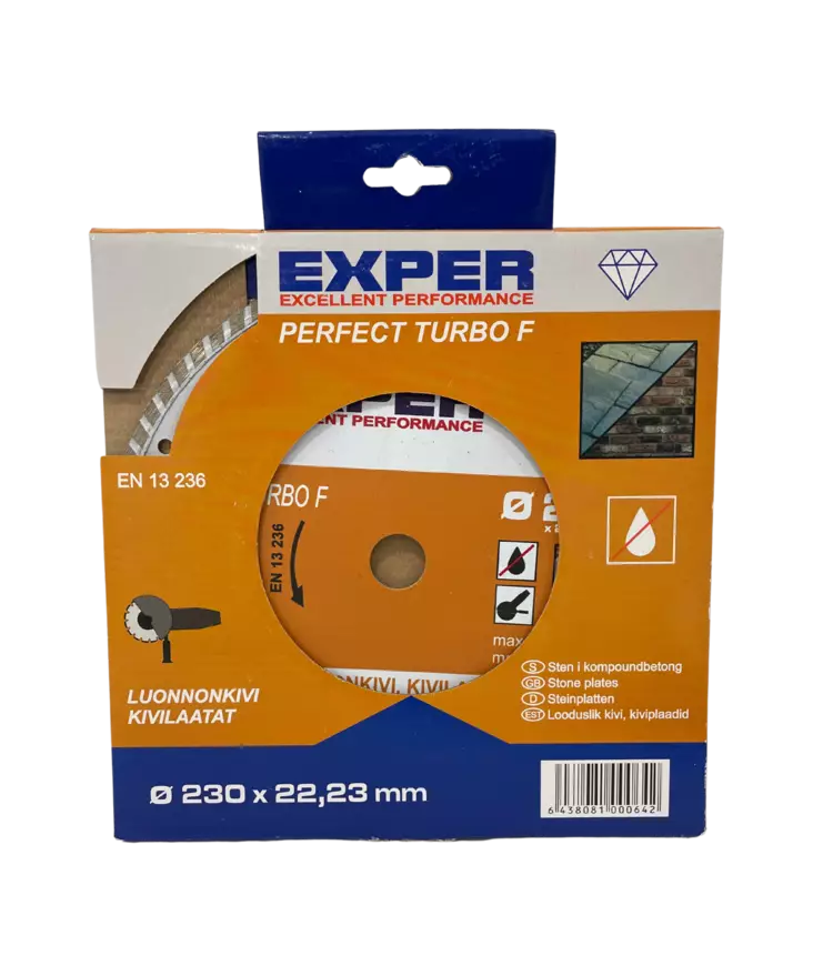 Exper timanttilaikka turbo f 230x22,23mm - Katkaisulaikat - 6438081000642 - 1