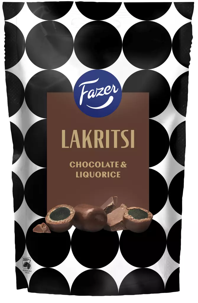Fazer Lakritsi suklaa 140G - Karkit - 6416453061972 - 1