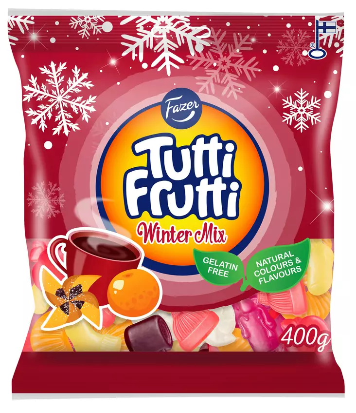 Fazer tutti frutti winter mix 400G - Karkit - 6416453049352 - 1