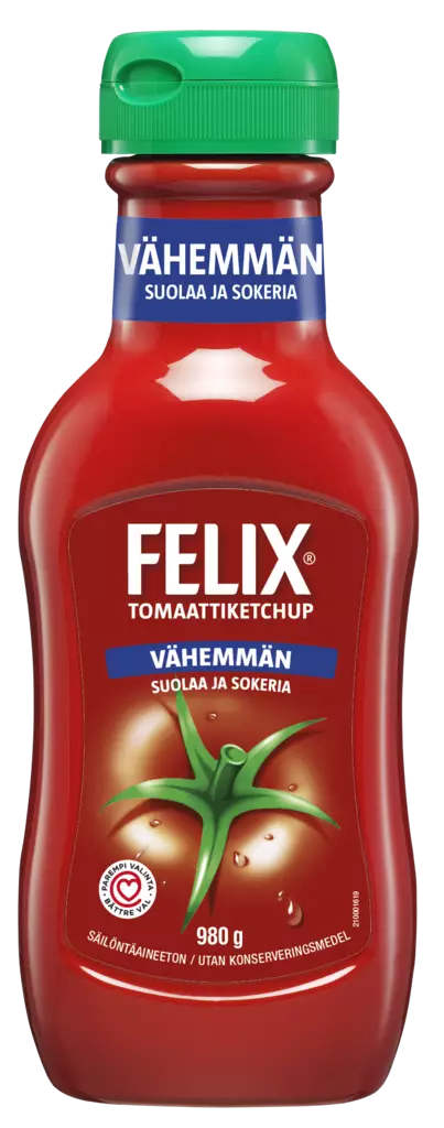 Felix Ketchup vähem.suolaa ja sokeria - Ketsupit ja sinapit - 7310240650082 - 1