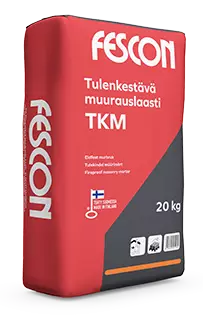 Fescon tulenkestävä muurauslaasti TKM 25 - Laastit - 6416841531162 - 1