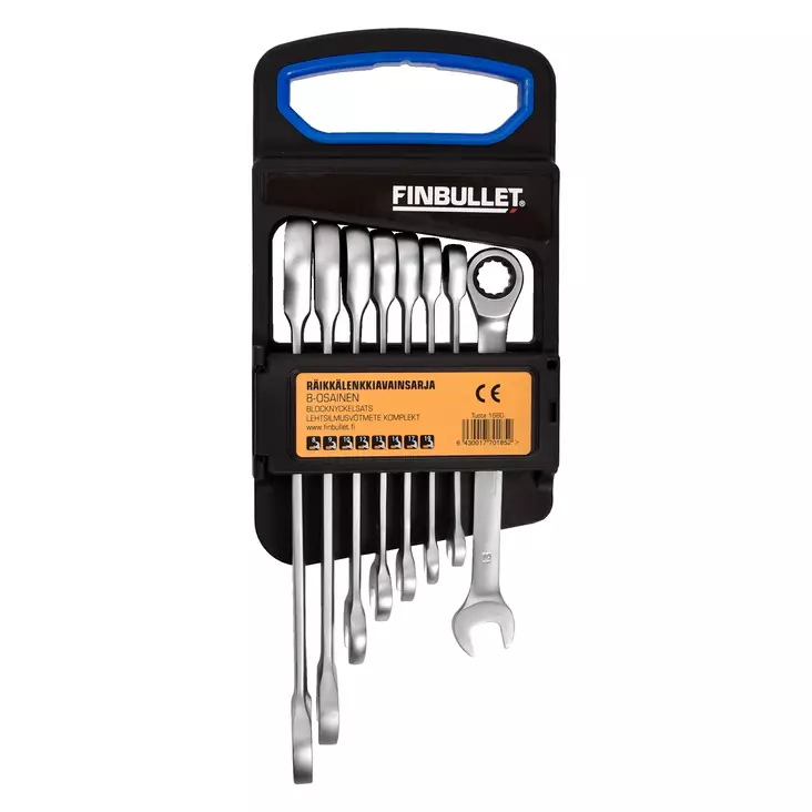 Finbullet Räikkälenkkisarja 8-osaa - Kiintoavaimet - 6430017701852 - 1