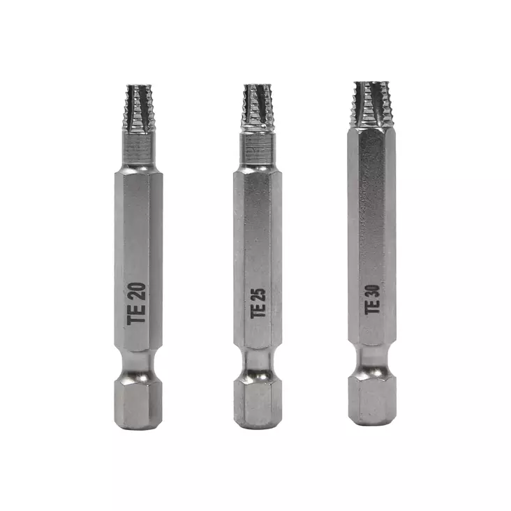 Finbullet Vastakierretapit torx S2 50mm T20, T25, T30 - Kierretyökalut - 6438152033692 - 1