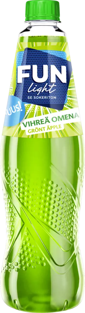 Fun Light vihreä omena 0,5L - Mehut, mehutiivisteet ja glögit - 6417800031822 - 1