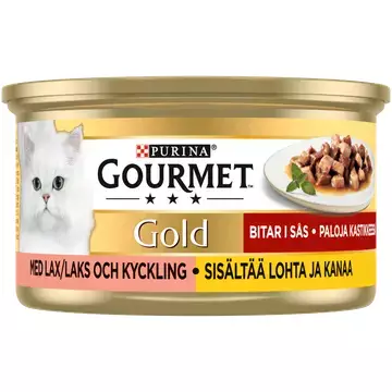 Gourmet Gold Lohta ja Kanaa kast. 85g - Kissan märkäruoat - 7613033457272 - 1