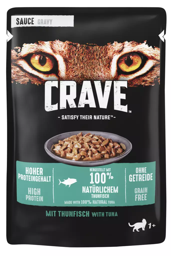 Grave Tonnikalaa kastikkeessa 85g - Kissan märkäruoat - 4770608261962 - 1