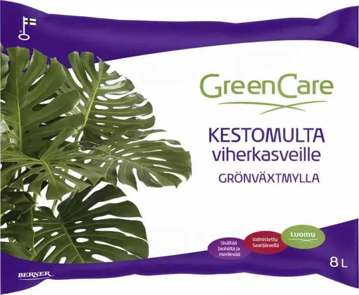 Greencare kestomulta viherkasville 8L - Mullat ja turpeet - 6414505177022 - 1