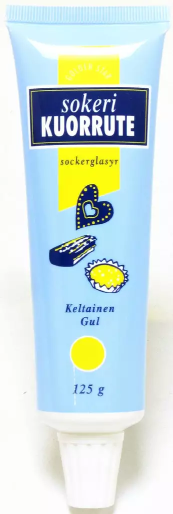 GS sokerikuorrute keltainen - Leivontamausteet ja -ainekset - 6434800007022 - 1