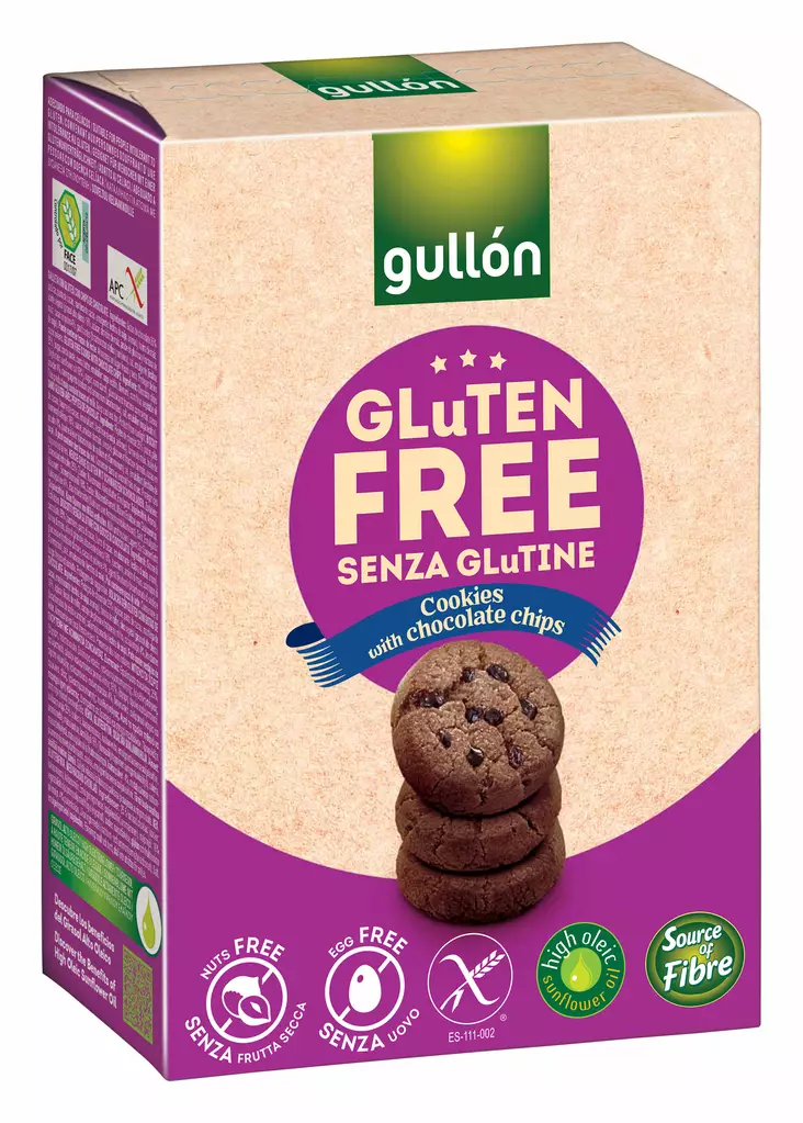 Gullon cookie suklaa gluteeniton 200g - Keksit - 8410376017342 - 1