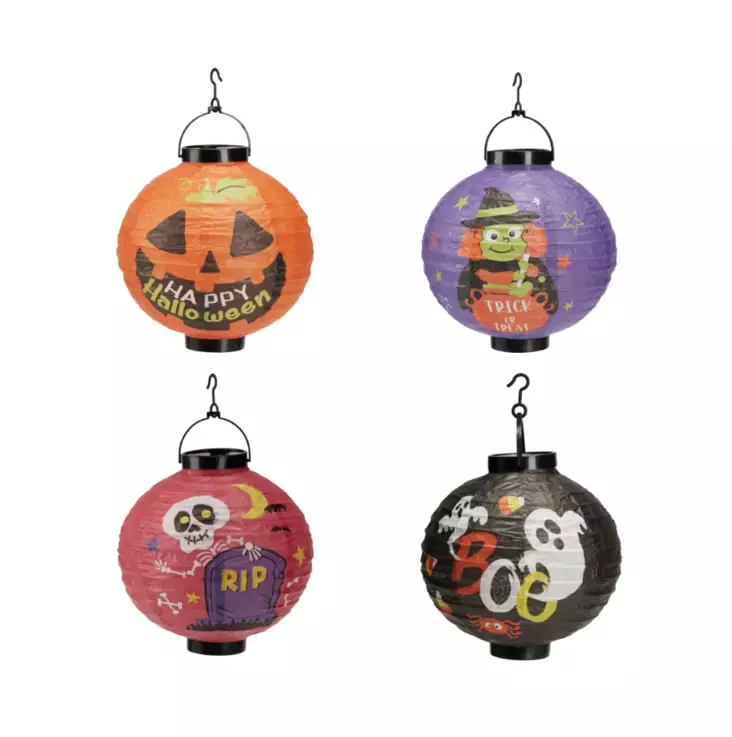 Halloween lyhty led-valoilla - Halloween asut ja koristeet - 8721037936422 - 1