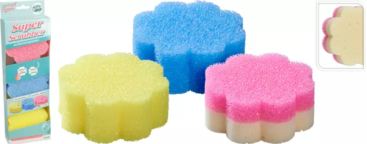 Hankaussieni kukka 3kpl/pkt - Hankaussienet ja teräsvillat - 8721037591652 - 1