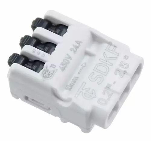 Harju yleisliitin 3-os 5kpl avattava - Johtoliittimet - 6438140915832 - 1