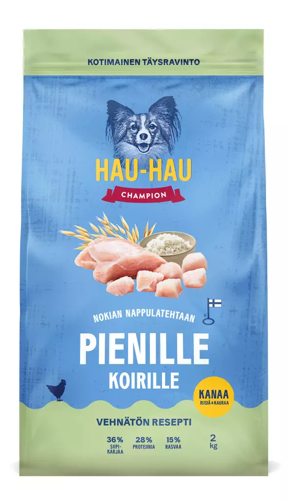 Hhc kana riisi kaura 2kg pienet koirat - Koiran kuivaruoat - 6438554010642 - 1