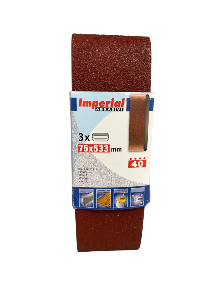Hiomanauha 75X533MM K120 3kpl - Hiomapaperit - 8010626032172 - 1