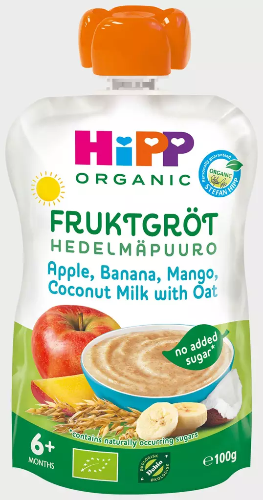 Hipp puurosmoothie kookos,omena,ban/mang - Lasten välipalat - 4062300451612 - 1