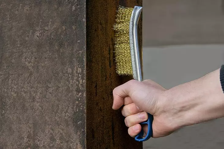 Hitsaajanharja 1-rivinen - Nailon-ja teräsharjat - 4013307310532 - 1