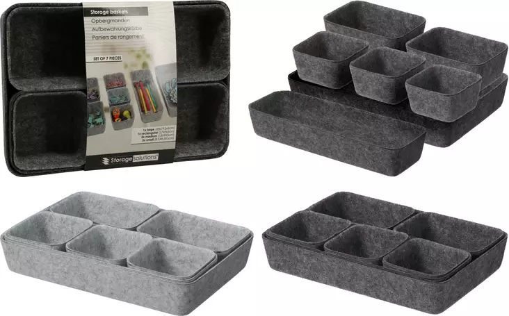 Hyllyjärjestelijä 7 osaa - Pienkalusteet - 8721037611442 - 1