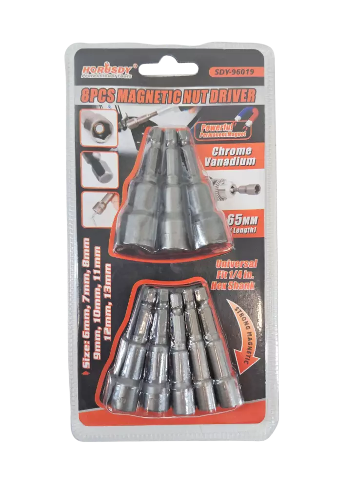 Magneettihylsyt 8-os. - Kärkisarjat - 6438506027452 - 1
