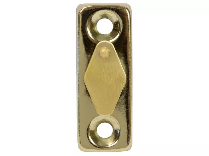 Ikkunakilpi läpällä 2kpl messinki - Ikkunahelat - 6414675037652 - 1