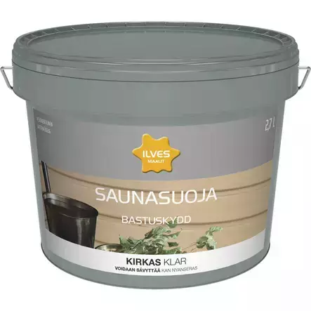 Ilves Saunasuoja Kirkas 2,7L - Saunasuojat ja vahat - 6430026950692 - 1