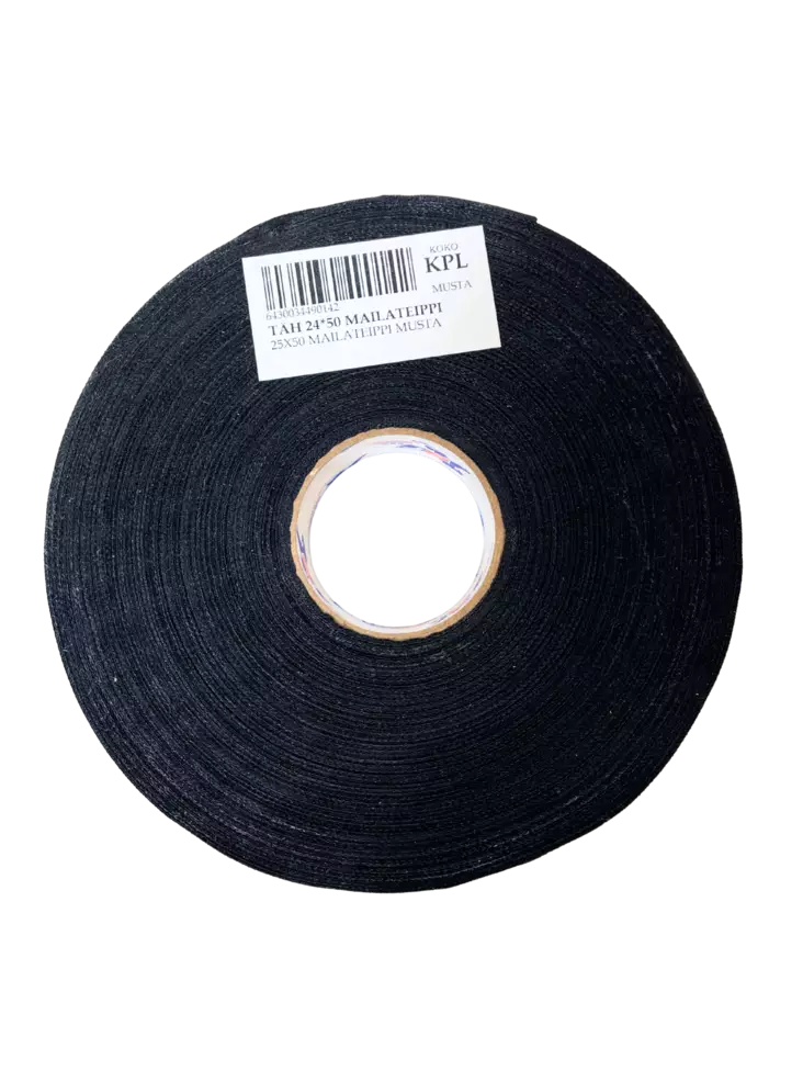 Jääkiekkoteippi musta 24mm x 50m - Talviurheilu - 6430034490142 - 1