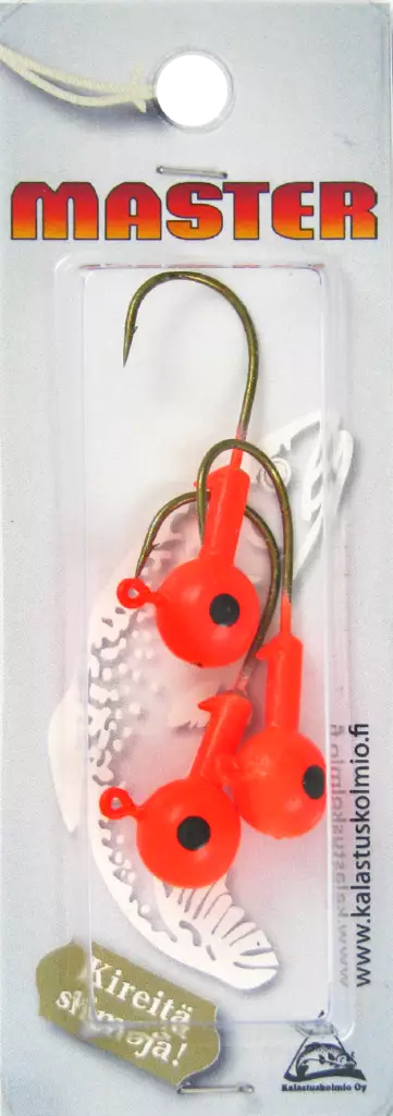 Jig pää master 10g 3 kpl - Perukkeet, lukot, koukut ja painot - 6416473106882 - 1