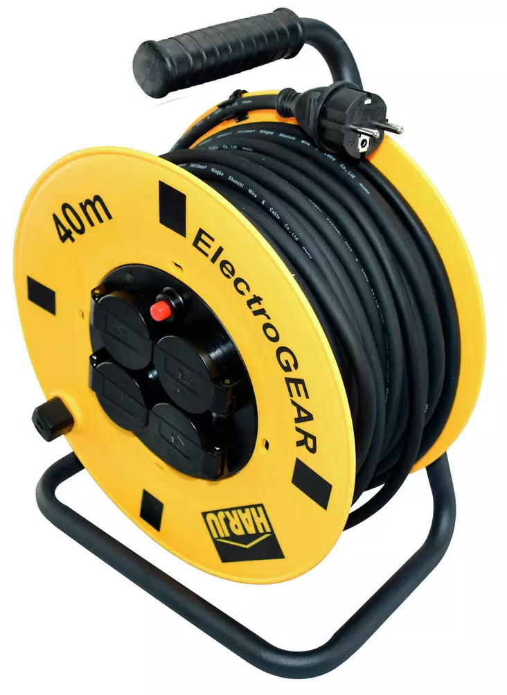 Kaaapelikela 40m 3x1,5mm IP44 - Johtokelat - 6438140273482 - 1