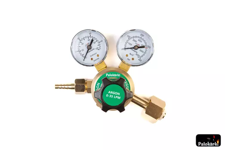 Kaasuvirtausmittari Argon 2-kellolla - Letkut, liittimet ja säätimet - 5051388257772 - 2