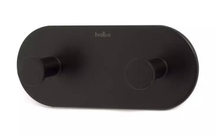 Kaksoiskoukku Gentle musta - Koukut ja naulakot - 7317901003652 - 1