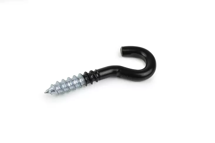 Kattokoukku 23 50 mm musta 5kpl - Koukut ja naulakot - 7317900309342 - 1