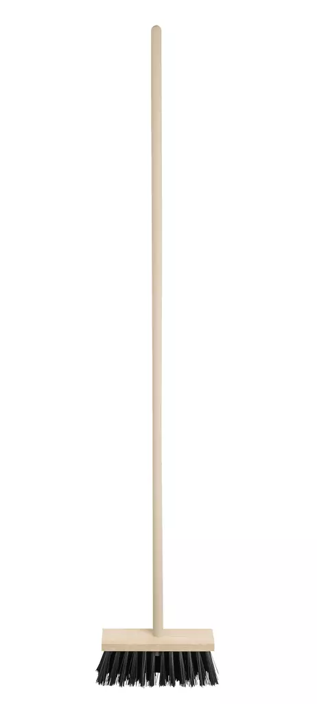 Katuharja musta + puuvarsi 140 cm sini - Pihaharjat - 6410883622512 - 1