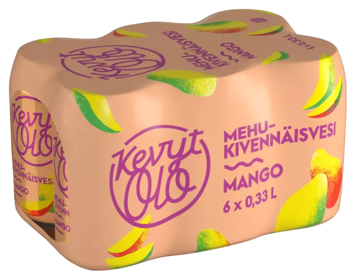 Kevytolo Mango mehukivennäisvesi 6-pack - Virvoitusjuomat ja mixerit - 6419806054072 - 1