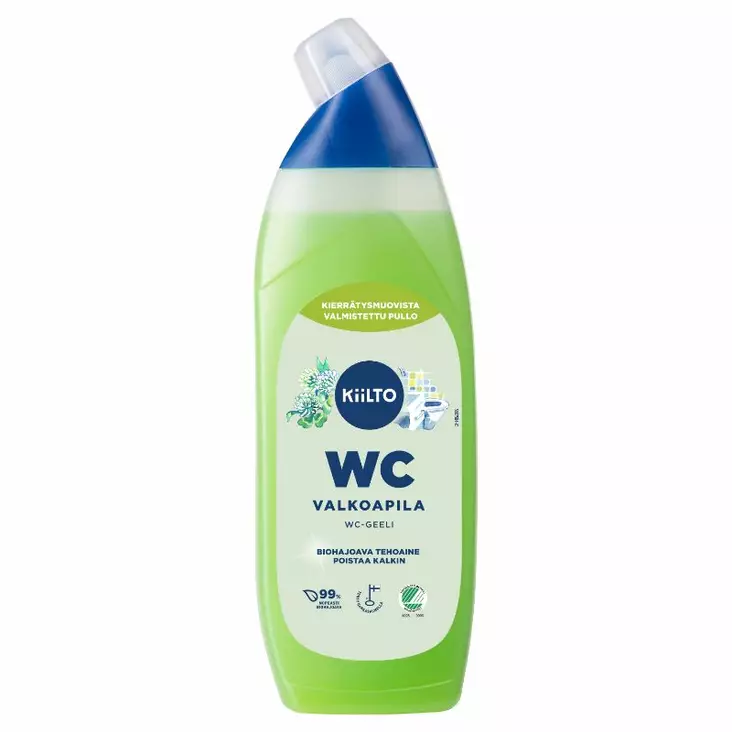 Kiilto WC-geeli Valkoapila 750ml - Kodin pesuaineet - 6417964579482 - 1
