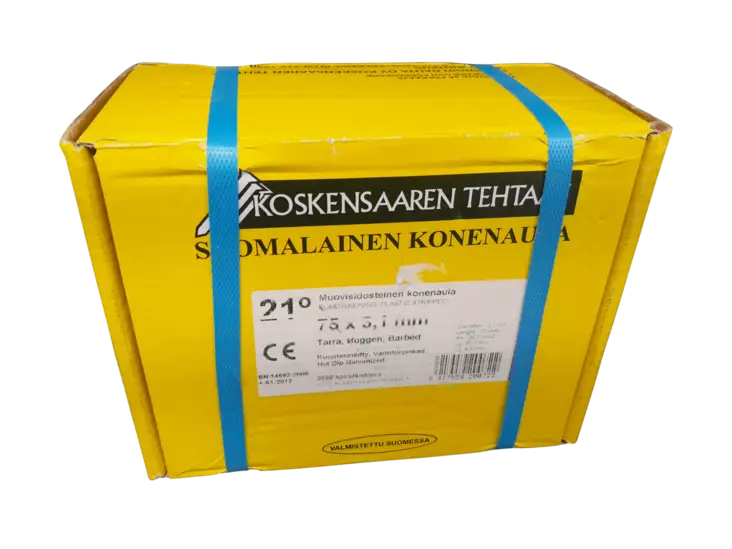 Konenaula 21° 75mm x 3,1mm 2000kpl - Naulat - 6417559200722 - 1