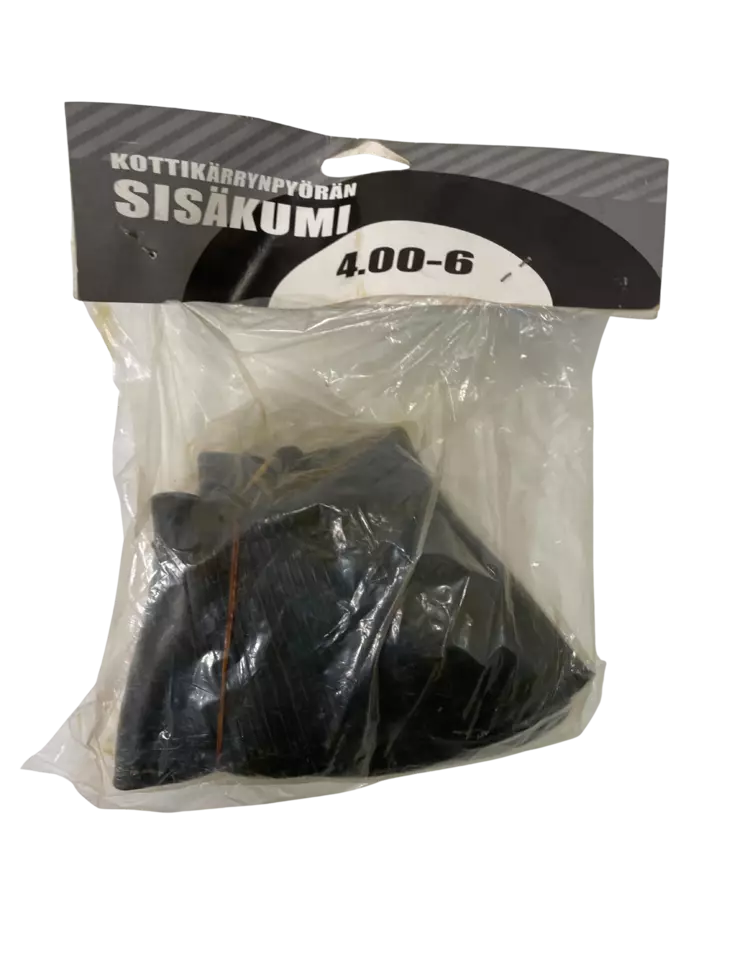 Kottikärrynpyörän sisäkumi 4,00-6 - Nokka-, halko-, kotti- ja pumppukärryt - 6438159038782 - 1