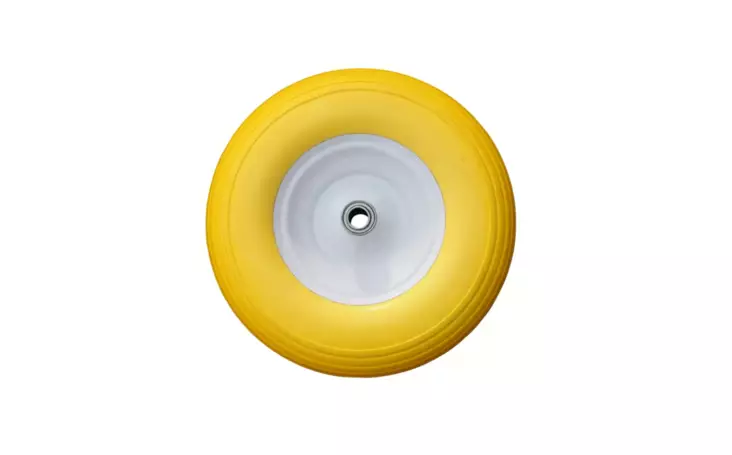 Kottikärrynpyörä pu-foam 16"4.00-8" - Nokka-, halko-, kotti- ja pumppukärryt - 6438159038812 - 1